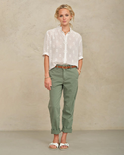 Frani Emb SS Top