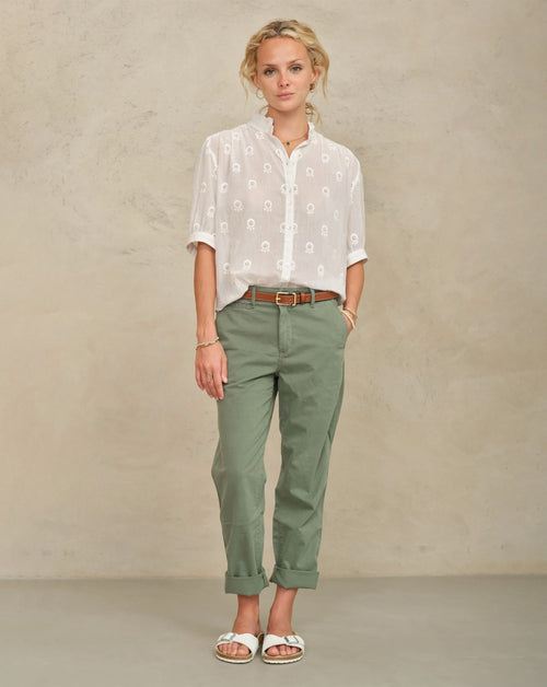 Frani Emb SS Top