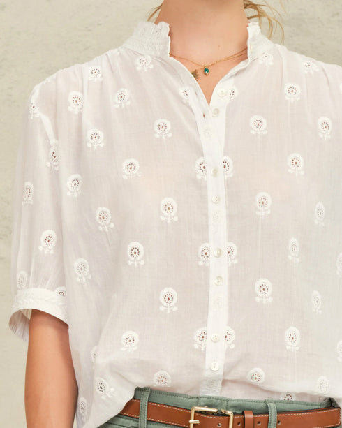 Frani Emb SS Top