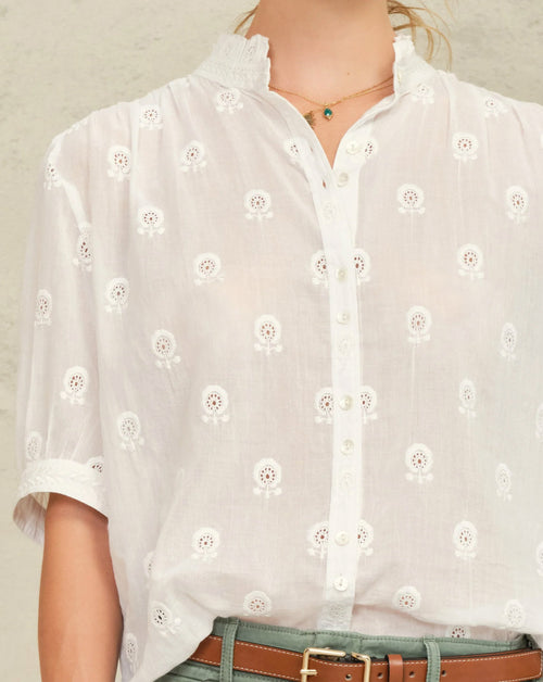 Frani Emb SS Top