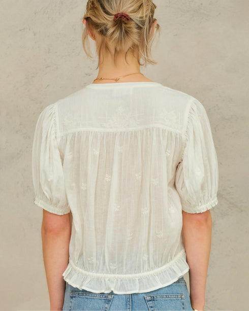 Harlie Emb SS Top