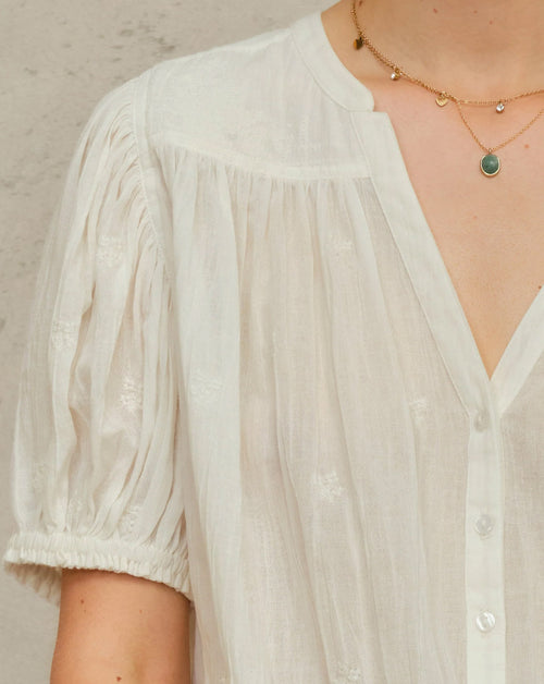Harlie Emb SS Top