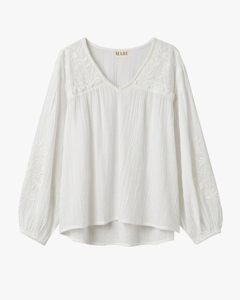 Loren Emb LS Top