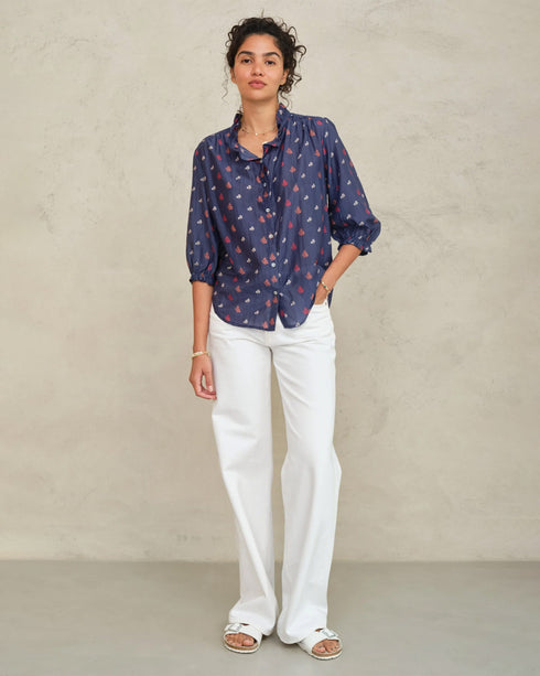 Auden Print LS Top