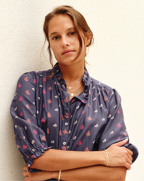 Auden Print LS Top