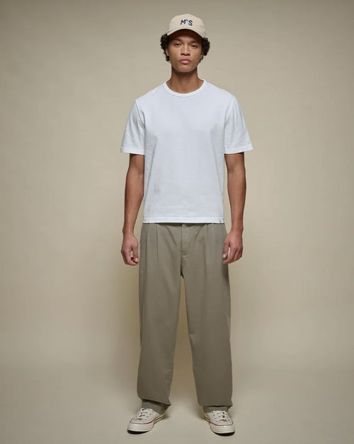 Pleated Twill Trousers