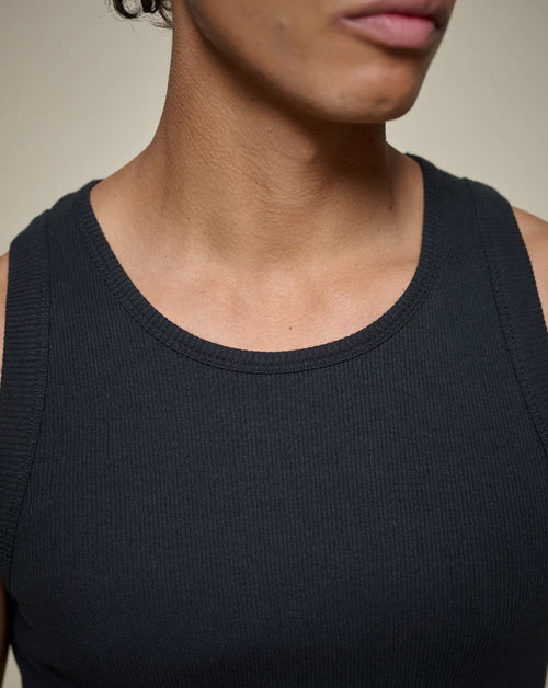 Ribbed Cotton Tank Top