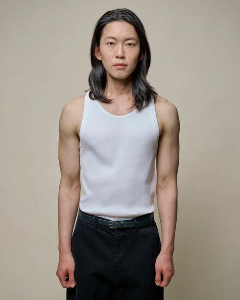 Ribbed Cotton Tank Top
