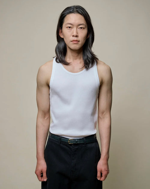 Ribbed Cotton Tank Top