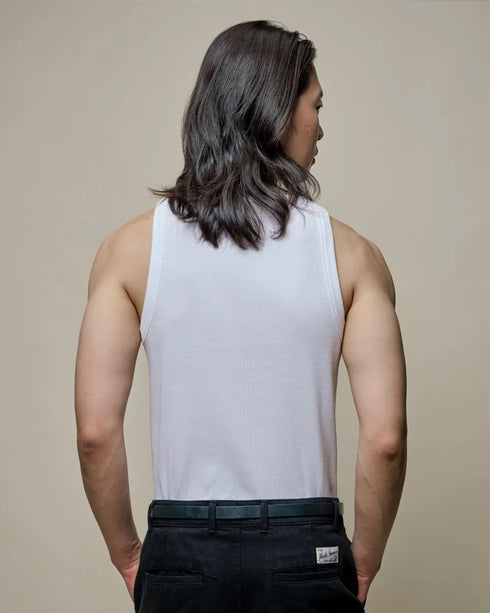 Ribbed Cotton Tank Top