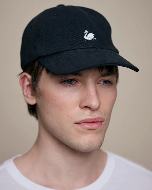 Swan Logo Cotton Twill Cap