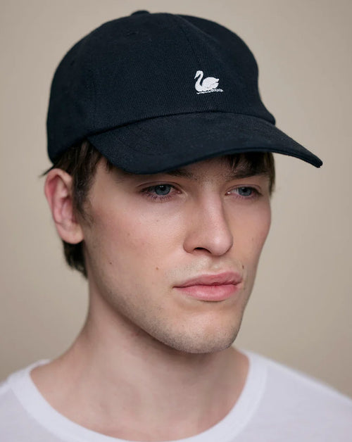 Swan Logo Cotton Twill Cap