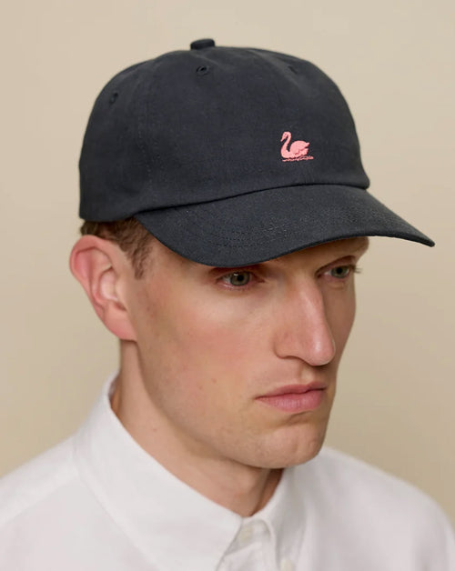 Swan Logo Cotton Twill Cap