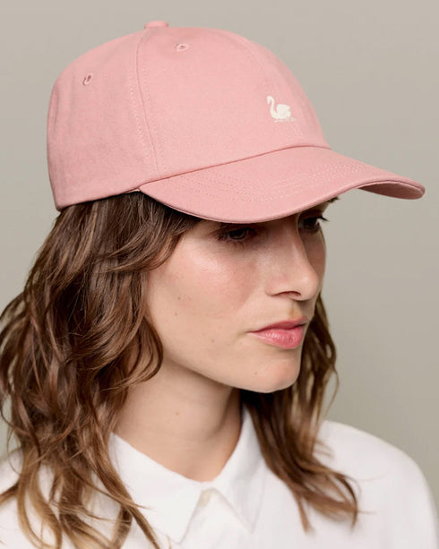 Swan Logo Cotton Twill Cap