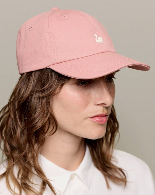 Swan Logo Cotton Twill Cap