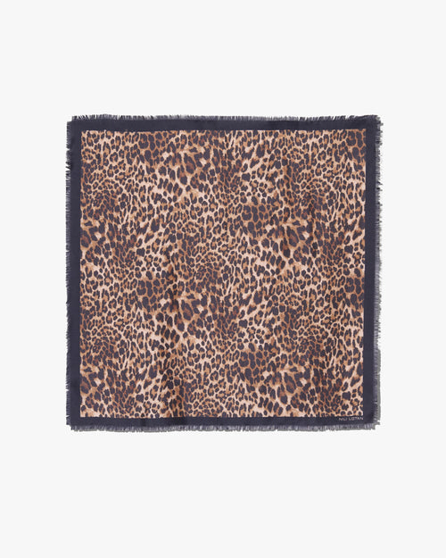 Leopard Twill Scarf