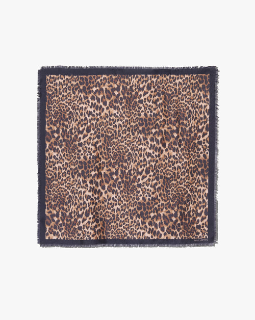 Leopard Twill Scarf