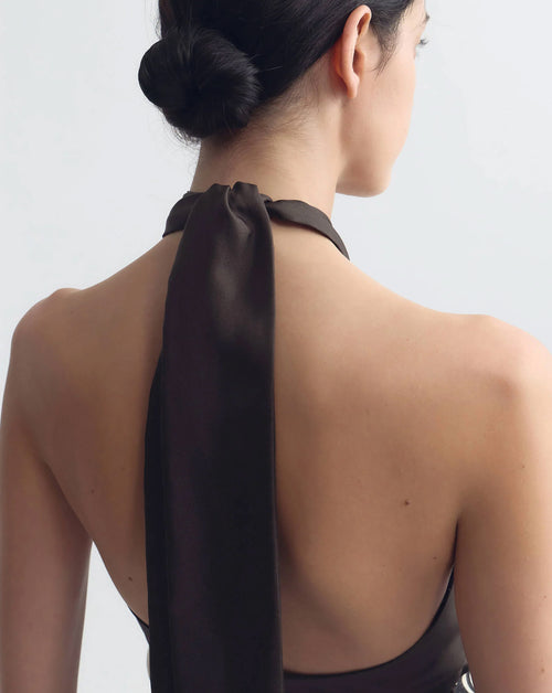 Solal Silk Halterneck Top