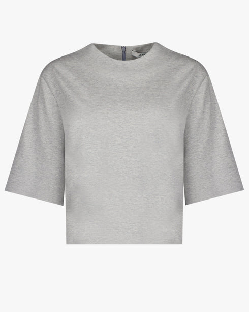 Half-Sleeve Cropped Top