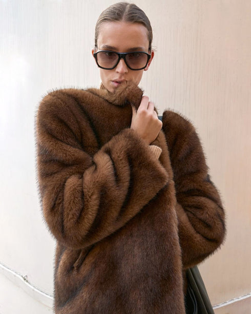 Mocha Fur Jacket