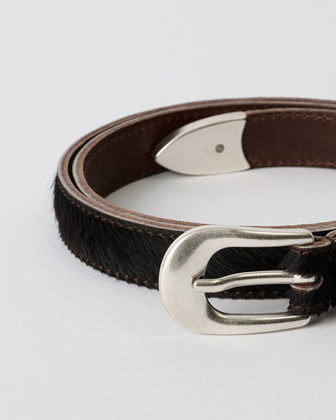 2 CM Belt - Hair on Hide