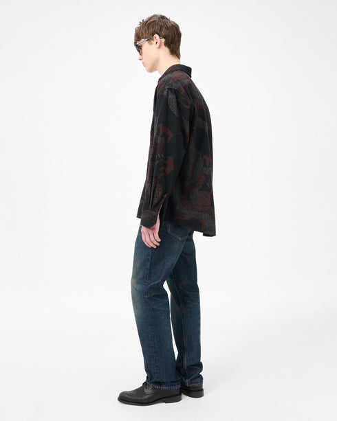 Above Shirt - Abstract Snake Print