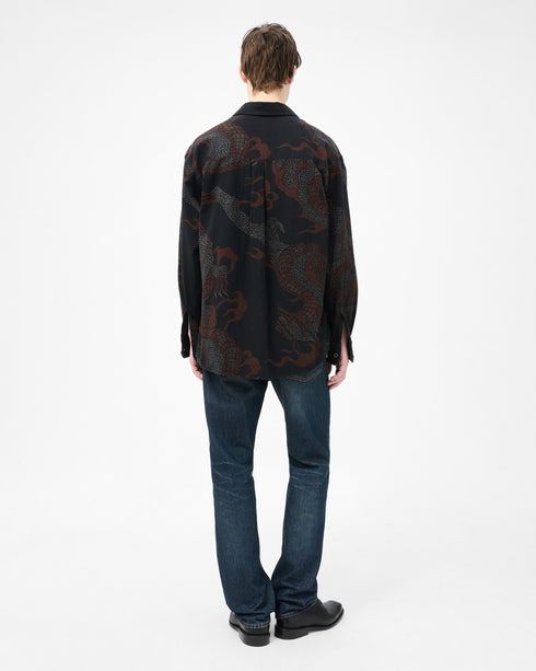 Above Shirt - Abstract Snake Print