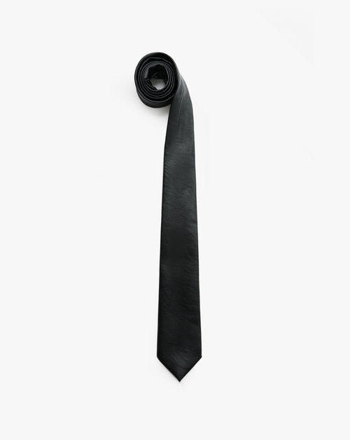 Faux Leather Tie