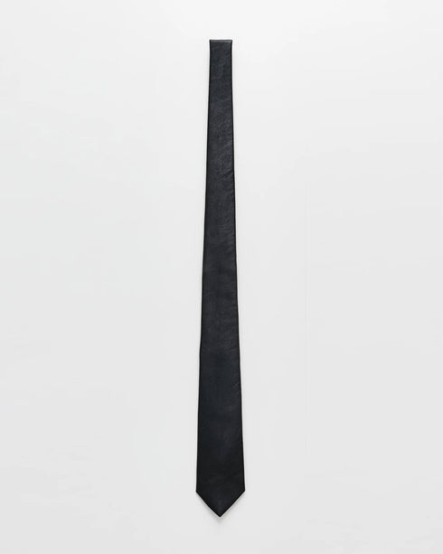 Faux Leather Tie