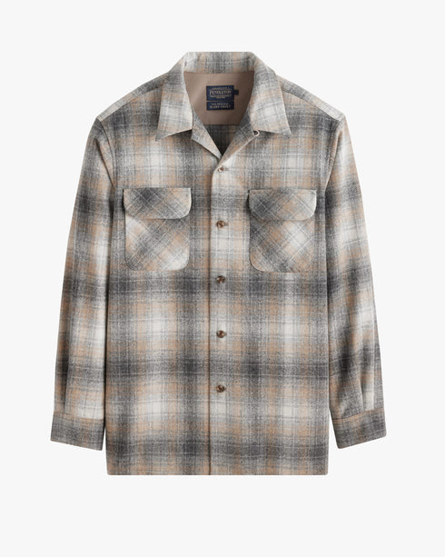 Plaid Board Shirt Wool