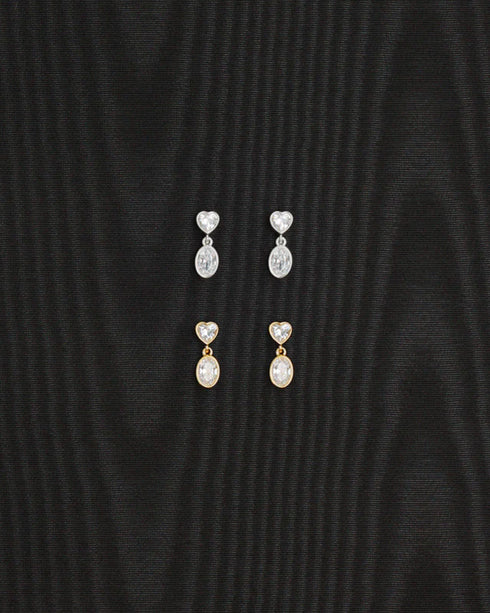 Ophelia Heart Earrings