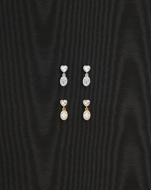 Ophelia Heart Earrings
