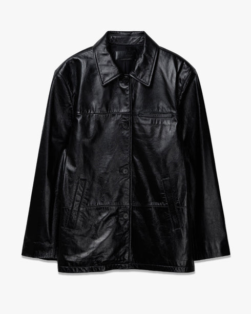 Leather Work Jacket