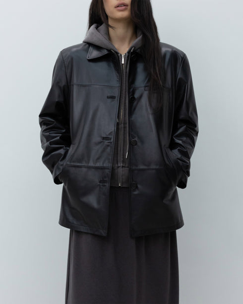 Leather Work Jacket