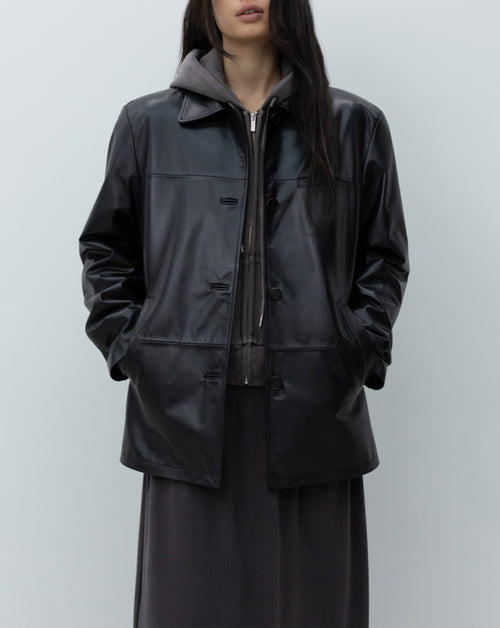 Leather Work Jacket