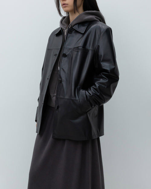 Leather Work Jacket