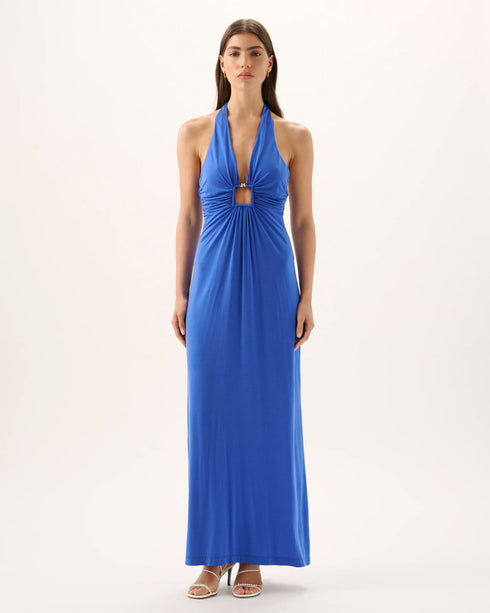 Sawyer Cupro Halter Dress