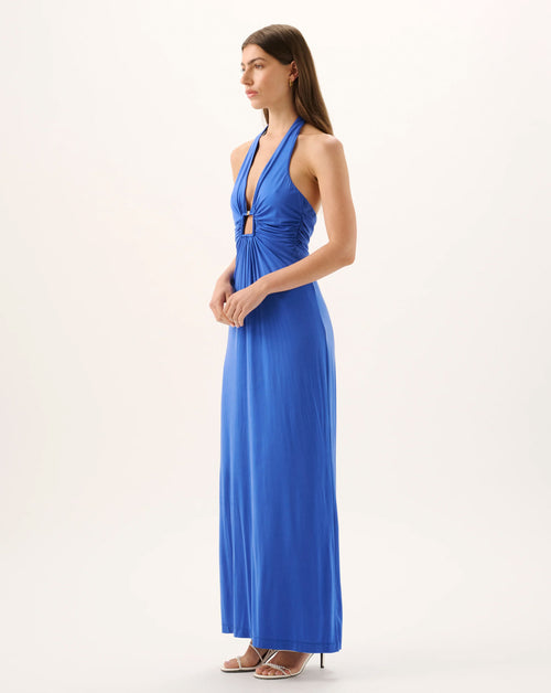 Sawyer Cupro Halter Dress