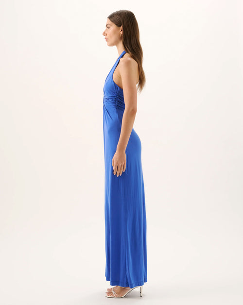Sawyer Cupro Halter Dress