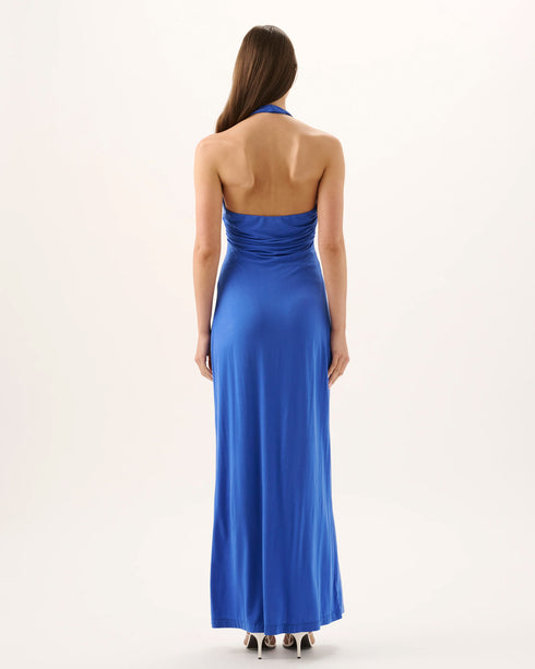 Sawyer Cupro Halter Dress
