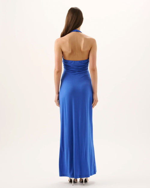 Sawyer Cupro Halter Dress
