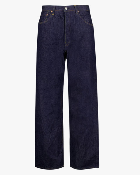 DAMAGE SELVEDGE DENIM STRAIGHT 5P PANTS – ANCELLM HTC Damage 