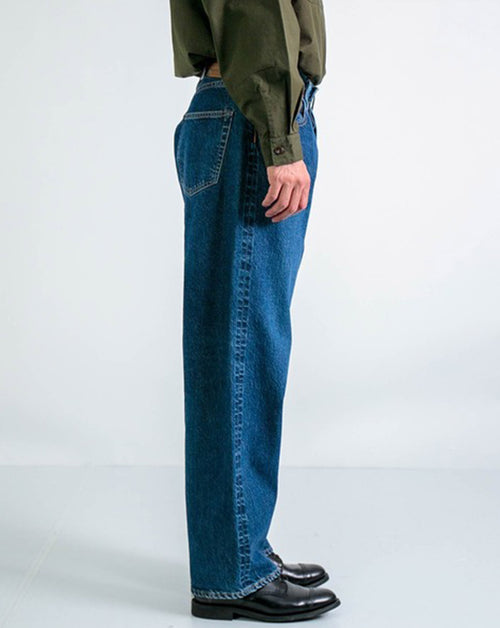 12oz 5 Pocket Wide Selvedge Jeans