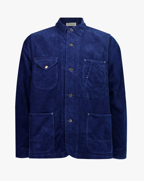 Indigo Corduroy Coverall Jacket