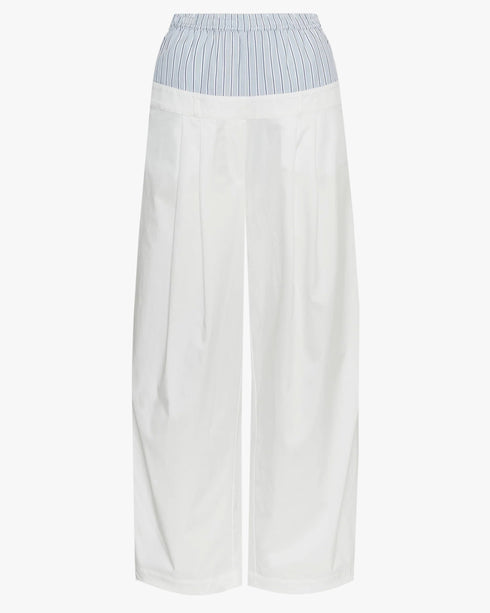 Basey Poplin Extended Waistband Trouser
