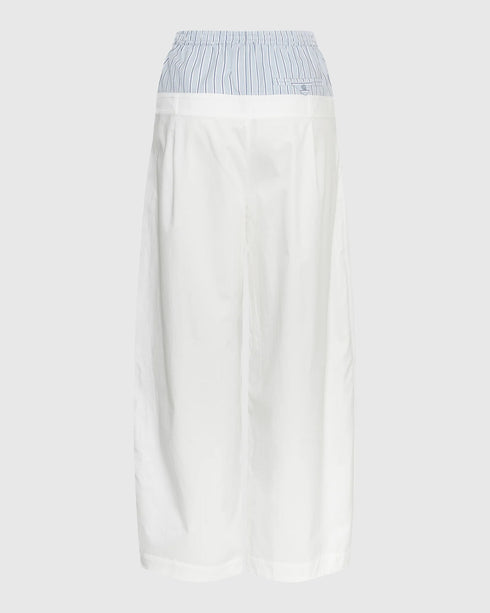 Basey Poplin Extended Waistband Trouser