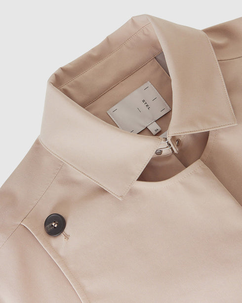 Paralia Short Double-Layer Trench Coat
