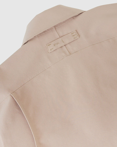 Paralia Short Double-Layer Trench Coat