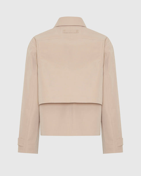 Paralia Short Double-Layer Trench Coat