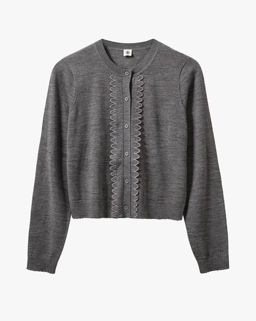 Bergen Scallop Mini Cardigan